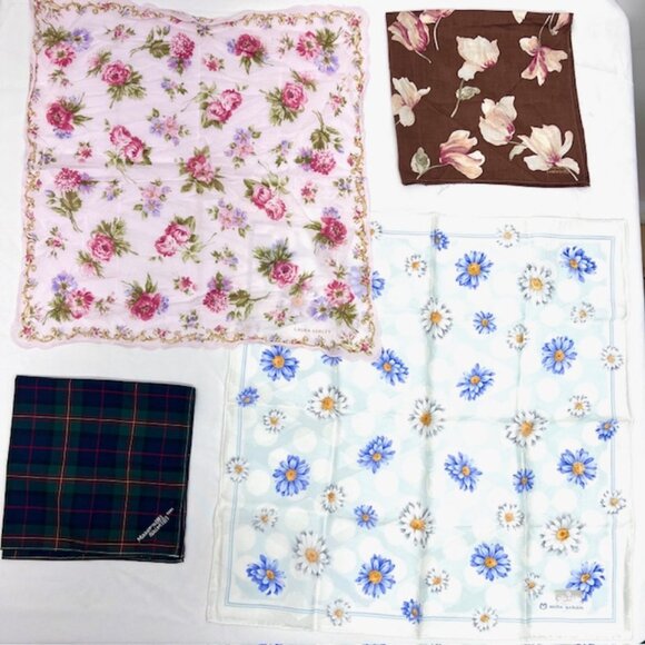 BULK SALE FOR RESALE:  14 Handkerchiefs +2 Scarf: BURBERRY-Celine-Fendi More!(#1 - Picture 13 of 16